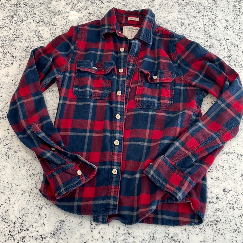 Abercrombie and fitch flannel shirt